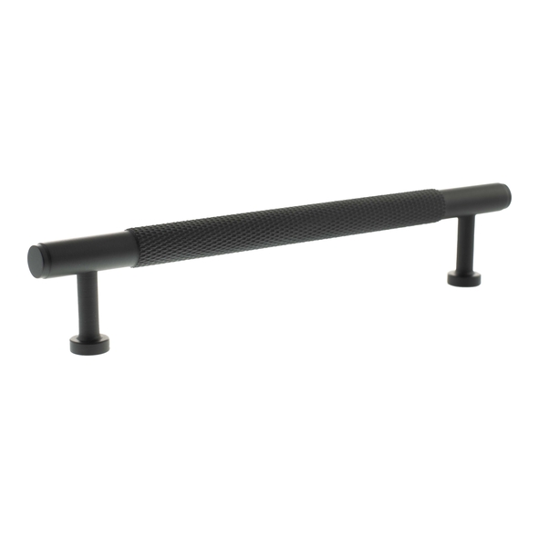 MHCK17160MB  160mm c/c  Matt Black  Millhouse Brass Eiffel Knurled T-Bar Cabinet Pull Handle