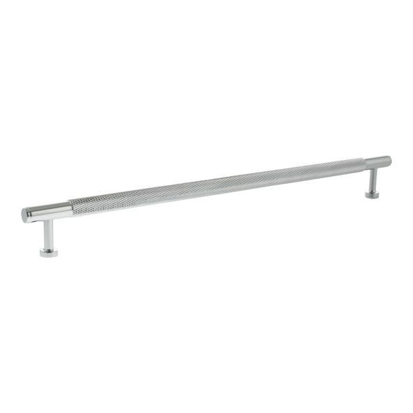 MHCK17320PC  320mm c/c  Polished Chrome  Millhouse Brass Eiffel Knurled T-Bar Cabinet Pull Handle