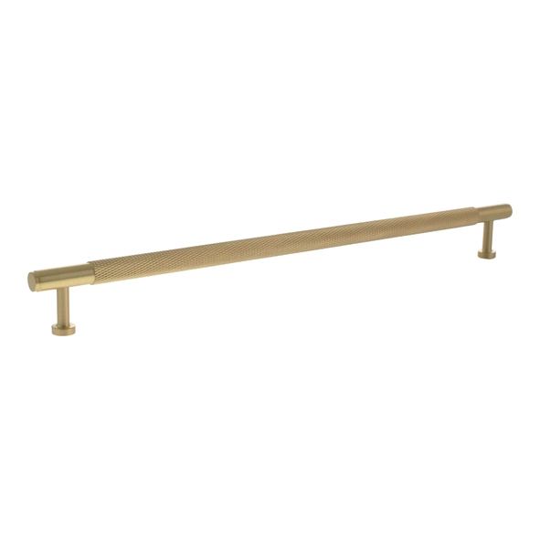 MHCK17320SB  320mm c/c  Satin Brass  Millhouse Brass Eiffel Knurled T-Bar Cabinet Pull Handle