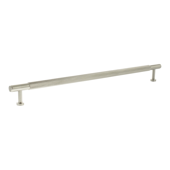 MHCK17320SN  320mm c/c  Satin Nickel  Millhouse Brass Eiffel Knurled T-Bar Cabinet Pull Handle