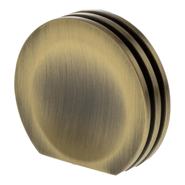 MHCL1338AB � 38mm � Antique Brass � Millhouse Brass Battersea Linear Finger Pull Cabinet Knob