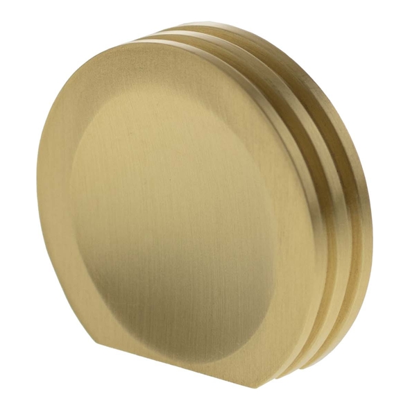 MHCL1338SB � 38mm � Satin Brass � Millhouse Brass Battersea Linear Finger Pull Cabinet Knob