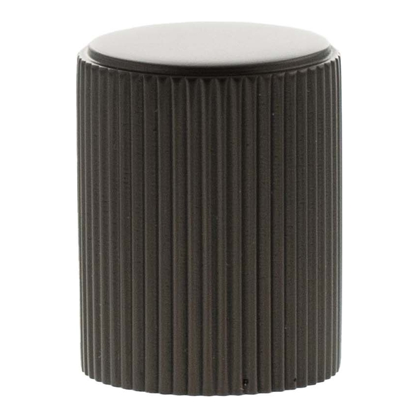 MHCL1420UDB � 20mm � Urban Dark Bronze � Millhouse Brass Battersea Linear Cylinder Cabinet Knob