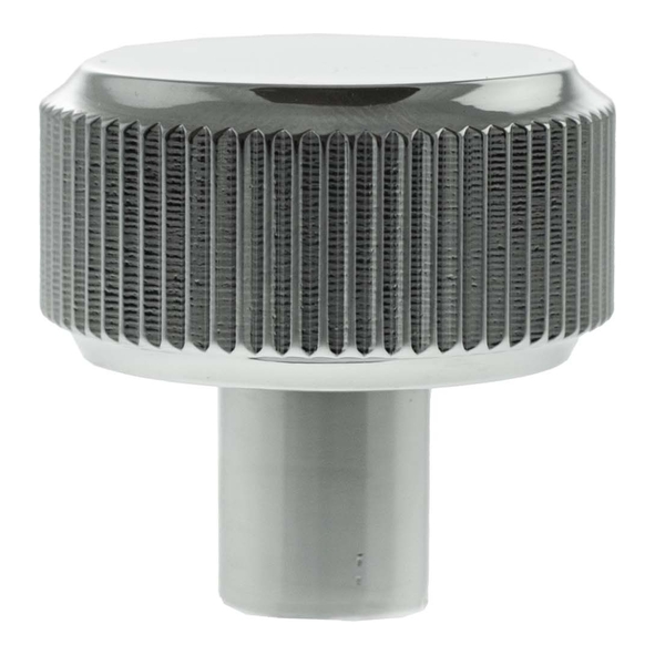 MHCL1532PC � 32mm � Polished Chrome � Millhouse Brass Battersea Linear Round Cabinet Knob
