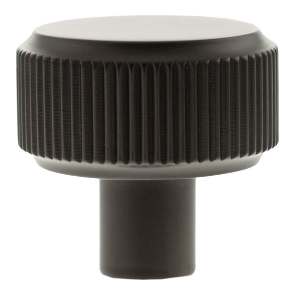 MHCL1532UDB � 32mm � Urban Dark Bronze � Millhouse Brass Battersea Linear Round Cabinet Knob