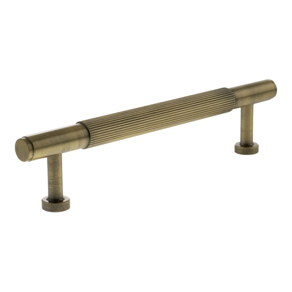 MHCL17128AB  128mm c/c  Antique Brass  Millhouse Brass Battersea Linear T-Bar Cabinet Pull Handle