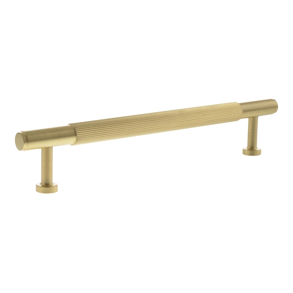 MHCL17160SB  160mm c/c  Satin Brass  Millhouse Brass Battersea Linear T-Bar Cabinet Pull Handle