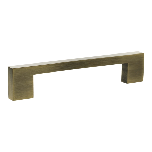 MHCN17128AB � 128mm c/c � Antique Brass � Millhouse Brass Empire Slim Cabinet Pull Handle