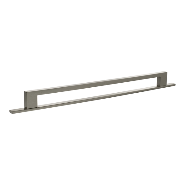 MHCNB17320SN � 320mm c/c � Satin Nickel � Millhouse Brass Empire Slim Cabinet Pull Handle on Plate