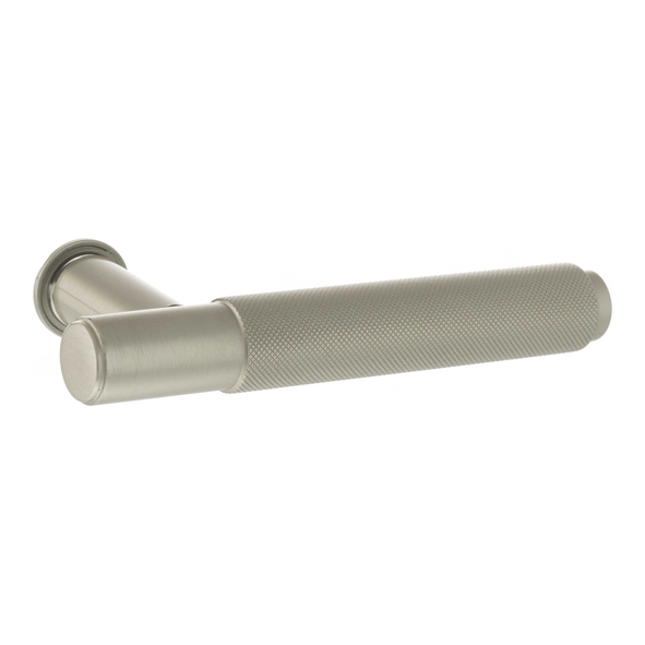 MHCR100SN � Satin Nickel � Millhouse Brass Crompton Knurled Levers on Concealed Round Rose