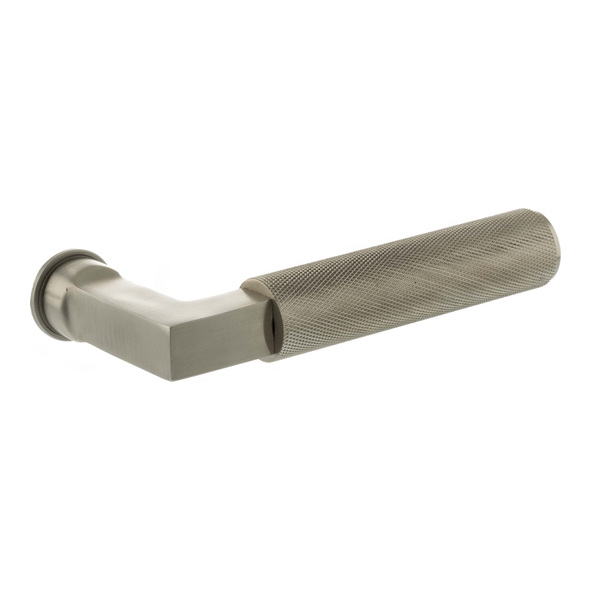 MHCR200SN � Satin Nickel � Millhouse Brass Cartwright Knurled Levers on Concealed Round Rose