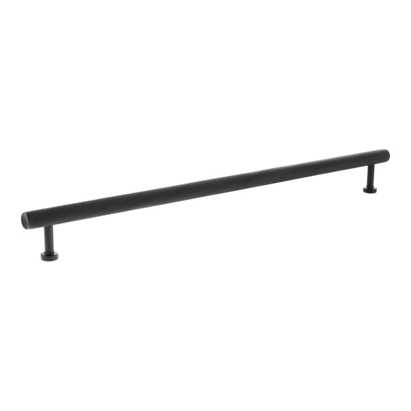 MHCS17320MB � 320mm c/c � Matt Black � Millhouse Brass Paddington Spiral T-Bar Cabinet Pull Handle