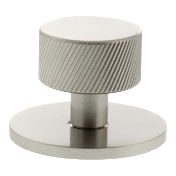 MHCSB1532SN � 32mm � Satin Nickel � Millhouse Brass Paddington Spiral Round Cabinet Knob on Plate