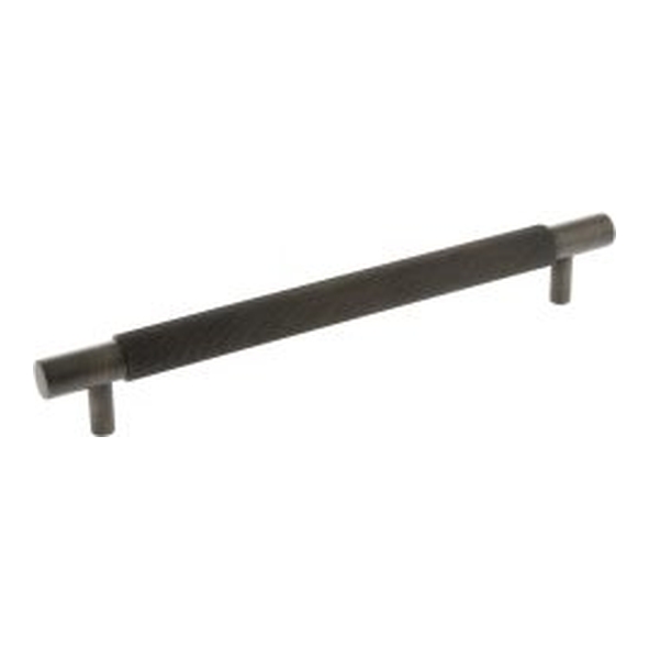 MHPHK225UB  Urban Bronze  Millhouse Brass Thomson Knurled Cabinet Pull Handle 225 x 20mm
