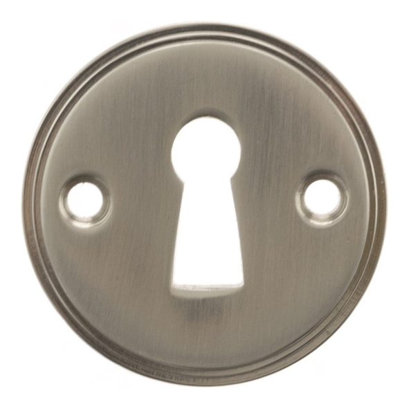 MHRKESN � Satin Nickel � Millhouse Brass Open Key Hole Escutcheons