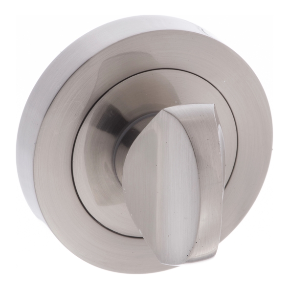 MHRWCSN � Satin Nickel � Millhouse Brass WC turn on Round Rose