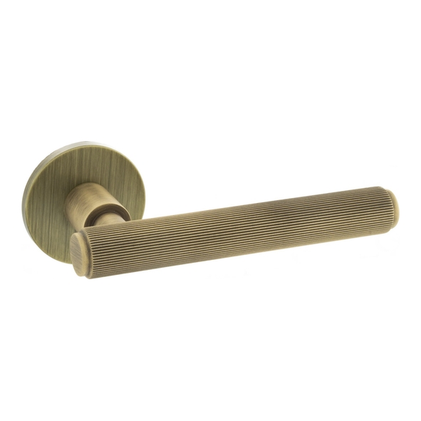 MHSR250YB � Yester Bronze � Millhouse Brass Stephenson Linear Levers on 5mm Round Roses