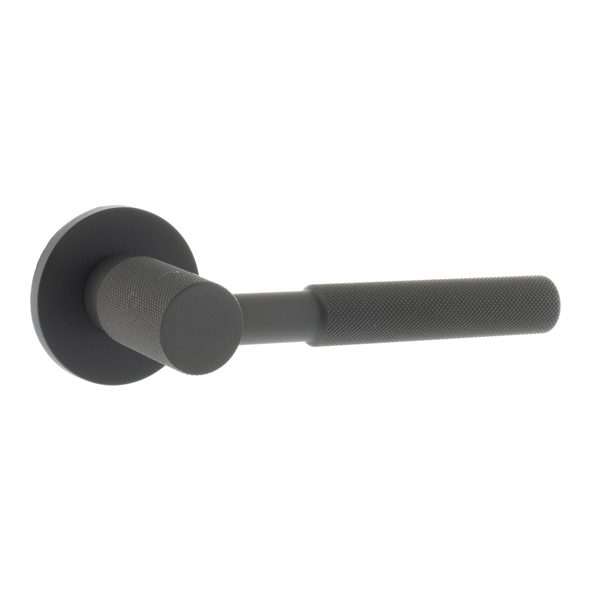 MHSR500UDB � Urban Dark Bronze � Millhouse Brass Mason Knurled Levers on 5mm Round Roses