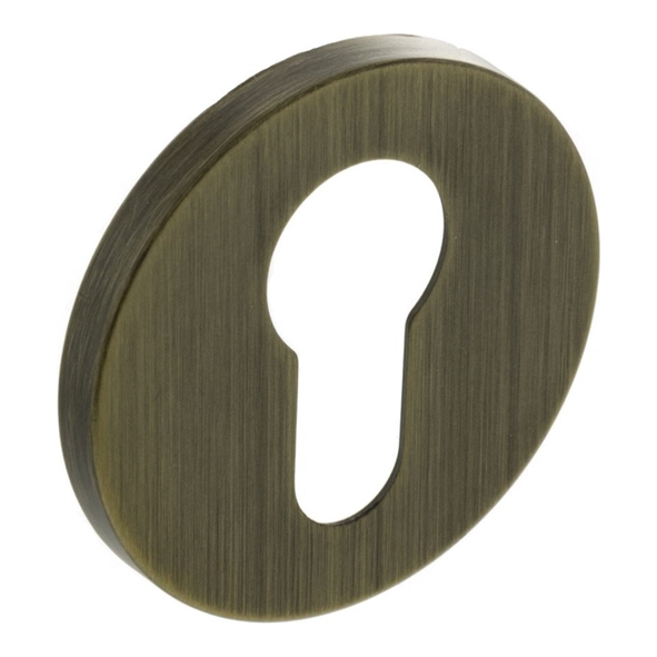 MHSREYB � Yester Bronze � Millhouse Brass Euro Escutcheons on 5mm Round Rose