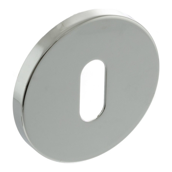 MHSRKPC � Polished Chrome � Millhouse Brass Key Escutcheons on 5mm Round Rose