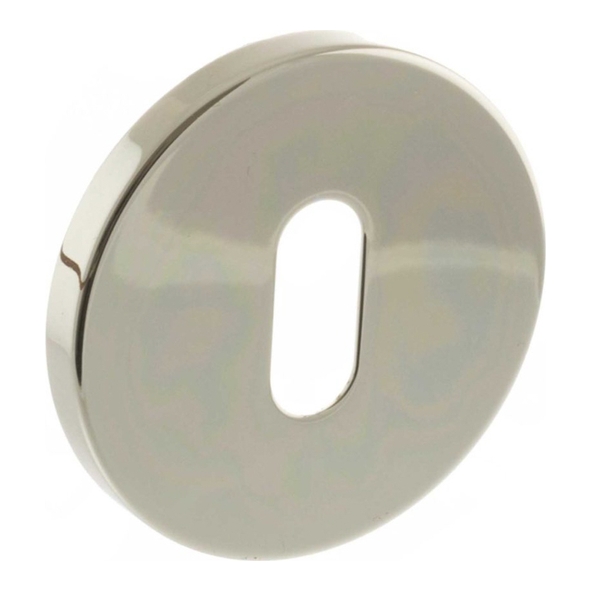 MHSRKPN � Polished Nickel � Millhouse Brass Key Escutcheons on 5mm Round Rose