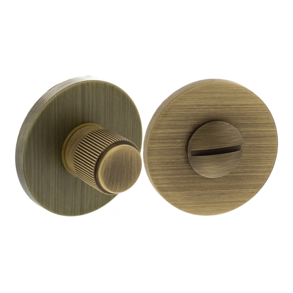 MHSRLWCYB � Yester Bronze � Millhouse Brass Linear WC Turn and Release on 5mm Round Rose