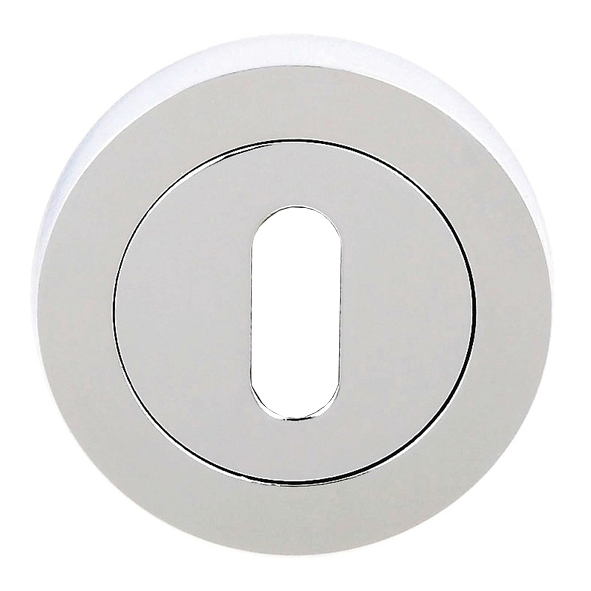 S2ESCKRPC  Polished Chrome  Status Round Mortice Key Escutcheon