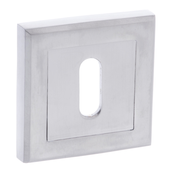 S2ESCKSSC • Satin Chrome • Status Square Mortice Key Escutcheon