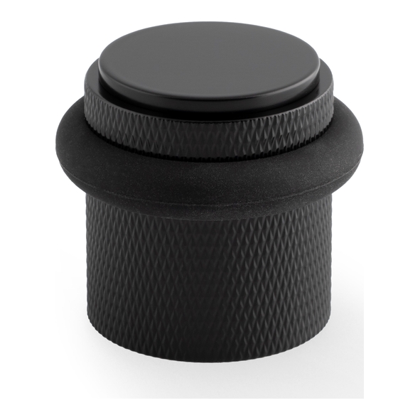 AW639KBL � Black � Alexander & Wilks Knurled Floor Mounted Doorstop