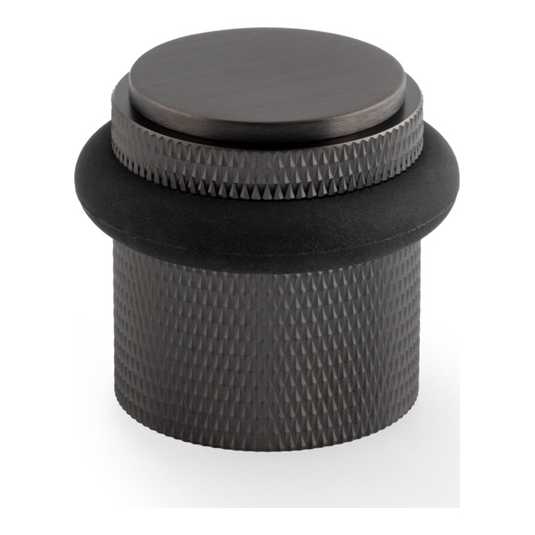 AW639KDBZPVD � Dark Bronze � Alexander & Wilks Knurled Floor Mounted Doorstop