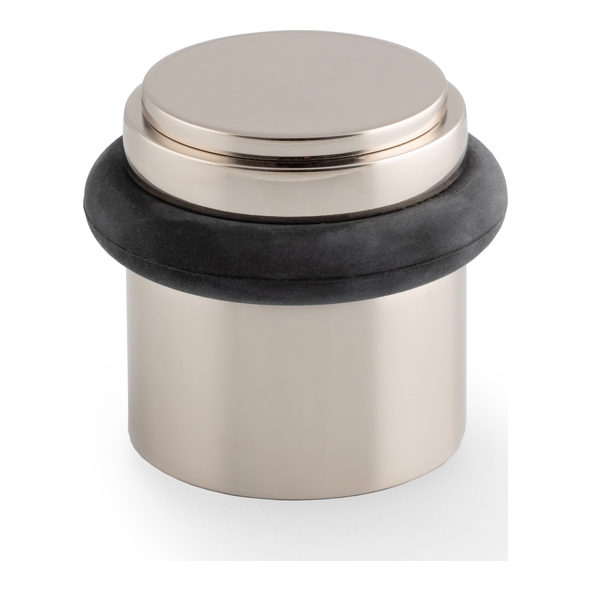AW639PPN � Polished Nickel � Alexander & Wilks Plain Floor Mounted Doorstop
