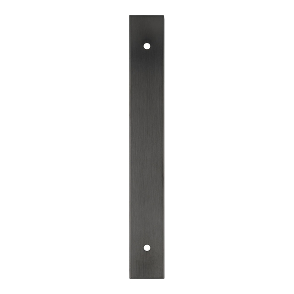 AWBP128DBZPVD  168 x 22 x 3 x 128mm c/c  Dark Bronze PVD  Alexander & Wilks Backplate for Cabinet Pull