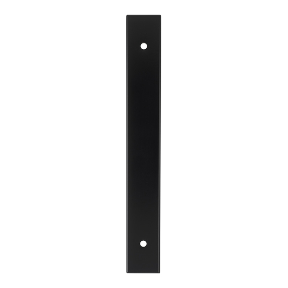 AWBP128MB  168 x 22 x 3 x 128mm c/c  Matt Black  Alexander & Wilks Backplate for Cabinet Pull
