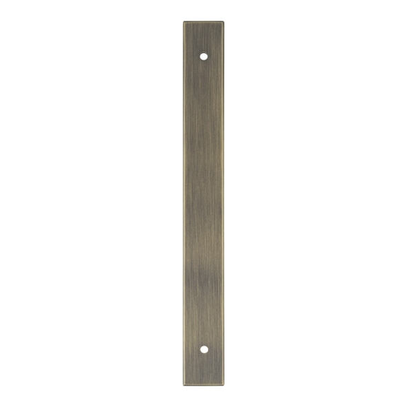 AWBP160AB  200 x 22 x 3 x 160mm c/c  Antique Brass  Alexander & Wilks Backplate for Cabinet Pull