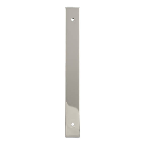 AWBP160PN  200 x 22 x 3 x 160mm c/c  Polished Nickel  Alexander & Wilks Backplate for Cabinet Pull