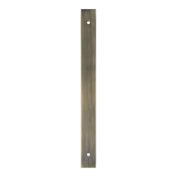 AWBP192AB  232 x 22 x 3 x 192mm c/c  Antique Brass  Alexander & Wilks Backplate for Cabinet Pull