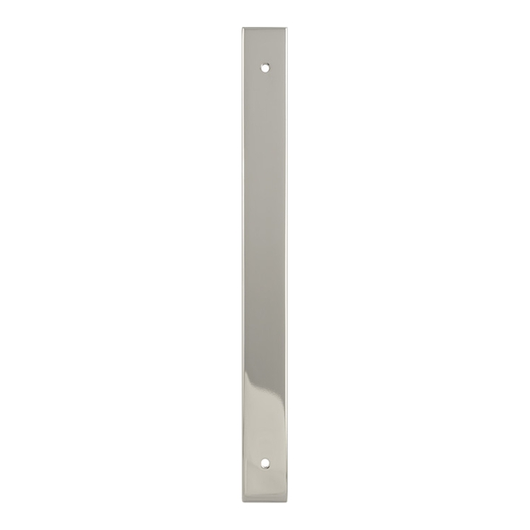 AWBP192PN  232 x 22 x 3 x 192mm c/c  Polished Nickel  Alexander & Wilks Backplate for Cabinet Pull
