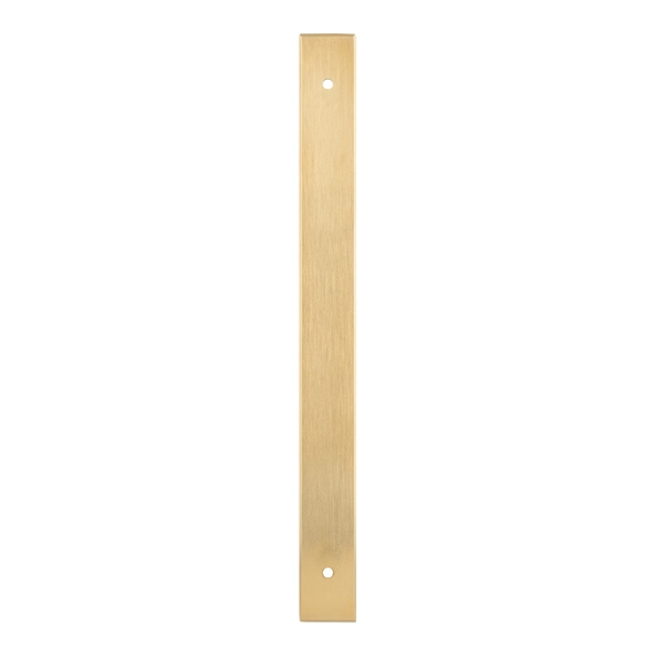 AWBP192SBPVD  232 x 22 x 3 x 192mm c/c  Satin Brass PVD  Alexander & Wilks Backplate for Cabinet Pull