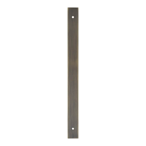 AWBP224AB  264 x 22 x 3 x 224mm c/c  Antique Brass  Alexander & Wilks Backplate for Cabinet Pull
