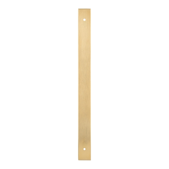 AWBP224SBPVD  264 x 22 x 3 x 224mm c/c  Satin Brass PVD  Alexander & Wilks Backplate for Cabinet Pull