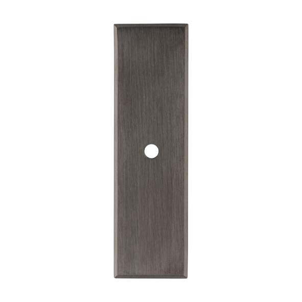 AWBP76DBZPVD  76 x 22 x 3mm  Dark Bronze PVD  Alexander & Wilks Backplate for Cabinet Knob