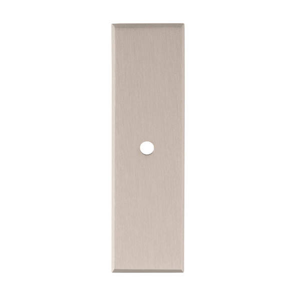 AWBP76SN  76 x 22 x 3mm  Satin Nickel  Alexander & Wilks Backplate for Cabinet Knob