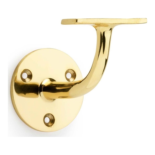 AW750PBL  Polished Brass  Alexander & Wilks Architectural Handrail Bracket