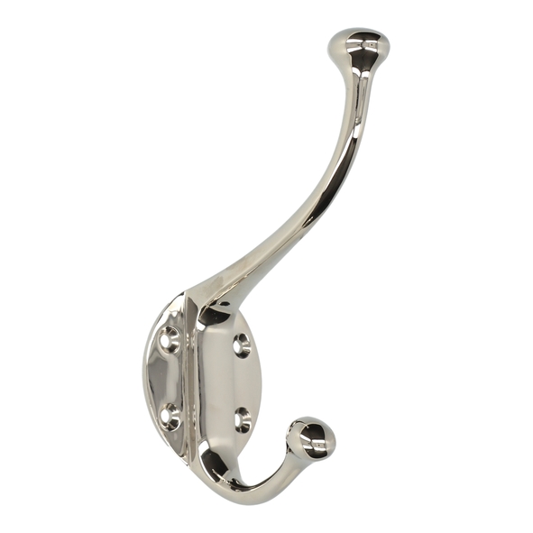 AW772PN  Polished Nickel  Alexander & Wilks Traditional Hat & Coat Hook