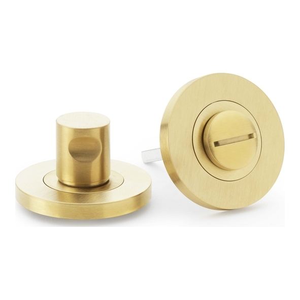 AW791SBPVD  Satin Brass  Alexander & Wilks Plain Thumbturn & Release