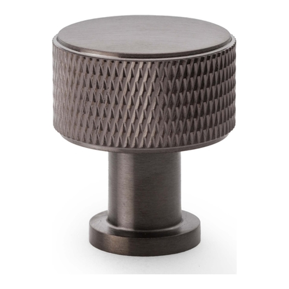 AW807K-29-DBZPVD  29mm  Dark Bronze  Alexander & Wilks Lucia Knurled Cabinet Knob