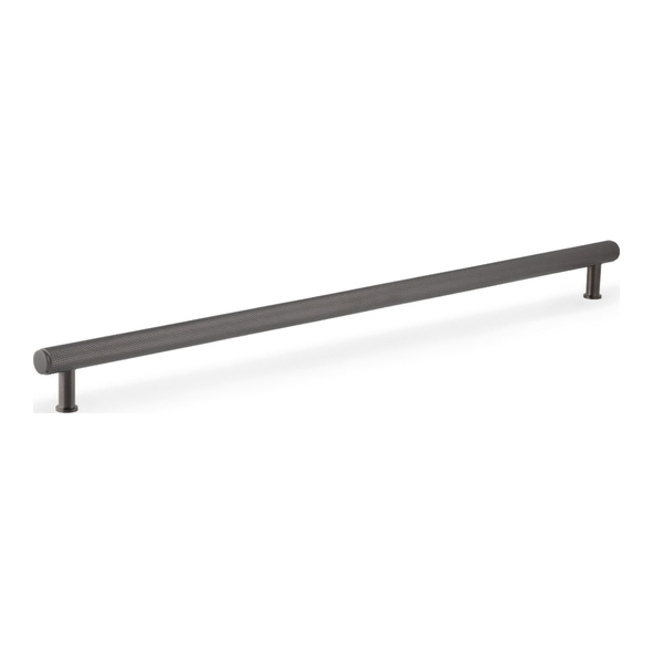 AW809-448-DBZPVD � 448mm c/c � Dark Bronze � Alexander & Wilks Crispin Knurled T-Bar Cabinet Pull