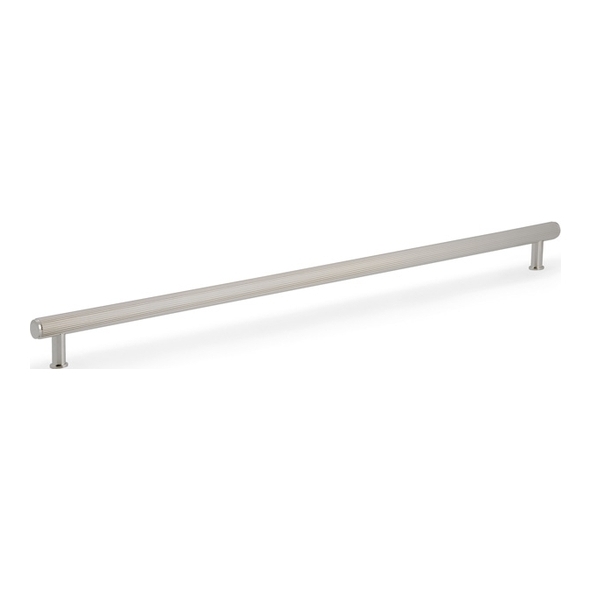 AW809R-448-PN � 448mm c/c � Polished Nickel � Alexander & Wilks Reeded T-Bar Cabinet Pull Handle