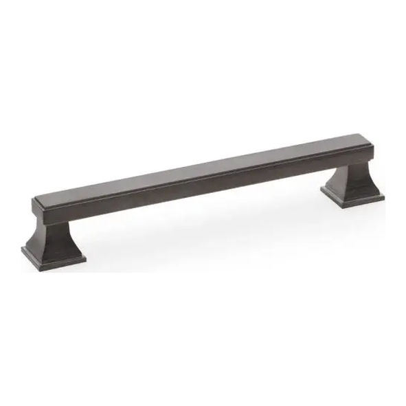 AW813-160-DBZPVD • 160mm c/c • Dark Bronze • Alexander & Wilks Jesper Square Cabinet Pull Handle