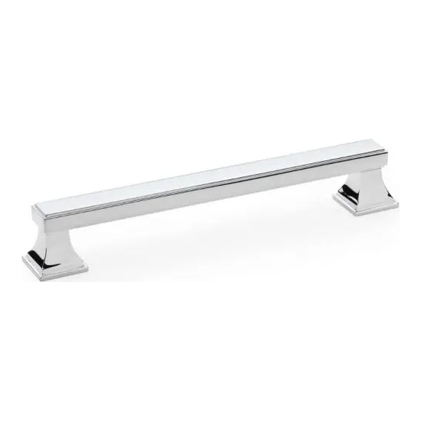 AW813-160-PC  160mm c/c  Polished Chrome  Alexander & Wilks Jesper Square Cabinet Pull Handle